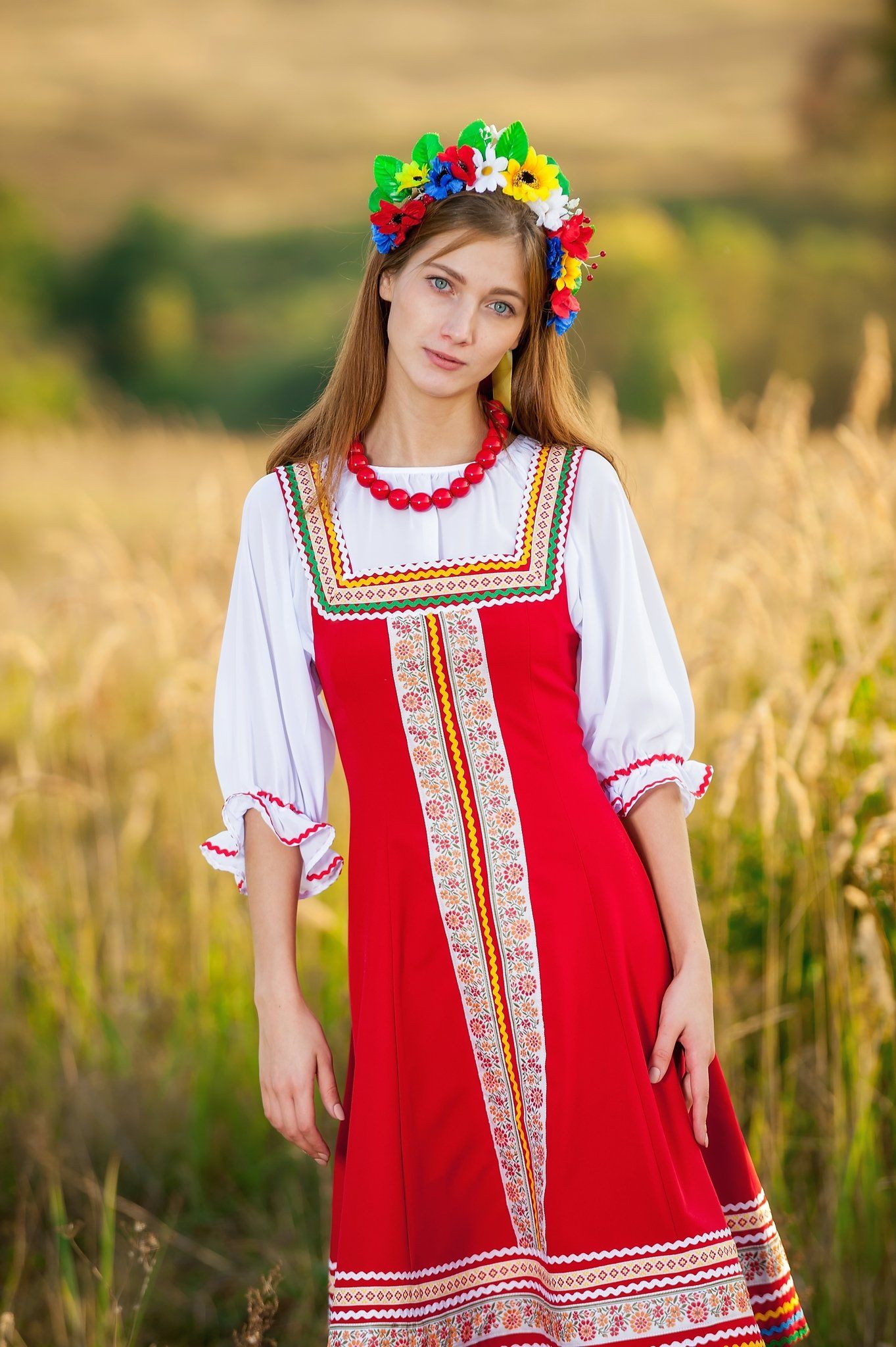 Women in Slavic costumes in Higashiosaka